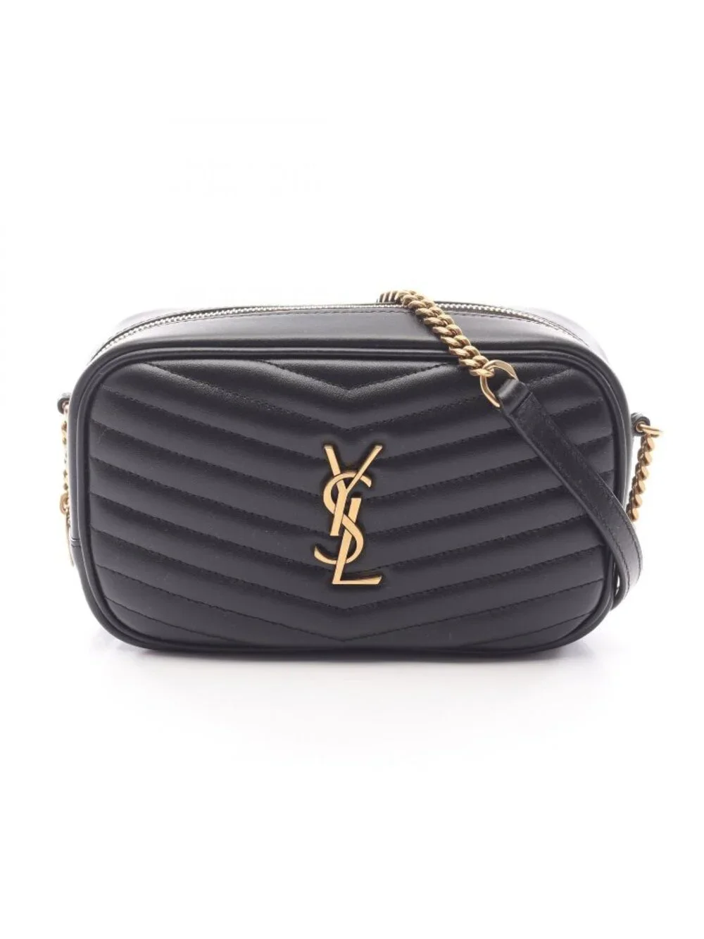 Saint Laurent Paris Shoulder Bag Lou Leather Chain